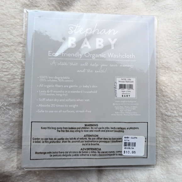 Eco-friendly Organic Washcloth - Bubble - Picture 2 of 2